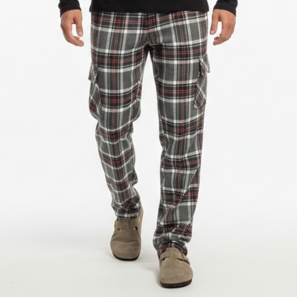 5/$25 Plaid Men's Sweatpants Size Large